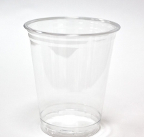 Стакан (шейкер) пластиковый  прозрачный 400мл.Д= 95мм (к купольной крышке) 1/50шт/16уп.